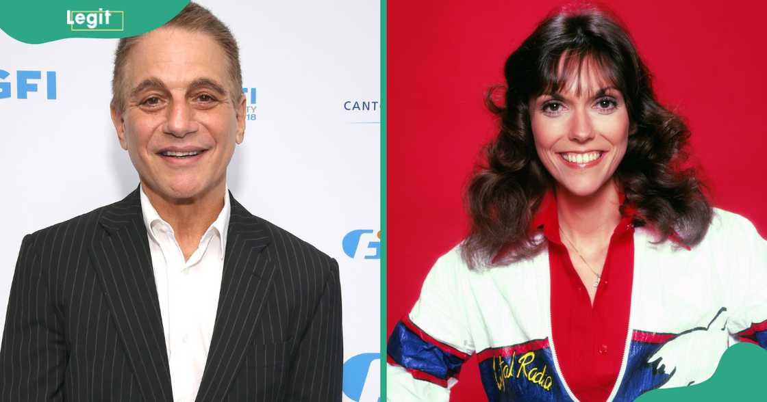 Tony poses standing during a charity event. Karen Carpenter poses standing for a portrait. Tony poses standing during a charity event. Karen Carpenter poses standing for a portrait.