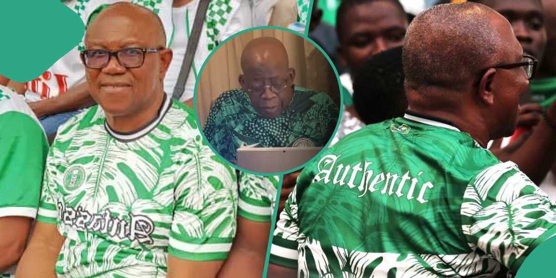 Peter Obi and Tinubu/Super Eagles/AFCON 2023 Peter Obi and Tinubu/Super Eagles/AFCON 2023