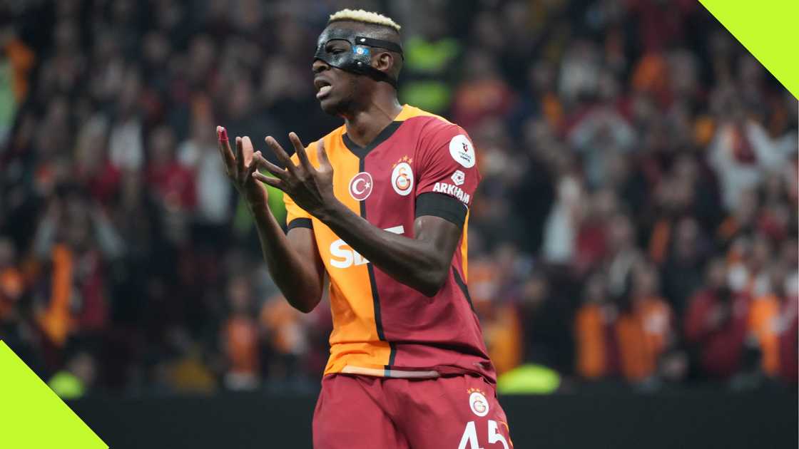 Victor Osimhen, Galatasaray, Besiktas, RAMS Park, Istanbul, Turkiye, Super Lig. Victor Osimhen, Galatasaray, Besiktas, RAMS Park, Istanbul, Turkiye, Super Lig.