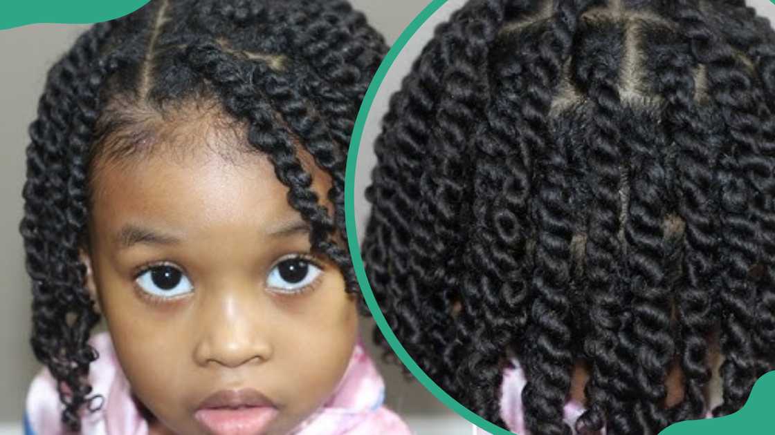 Twists hairstyle for girls