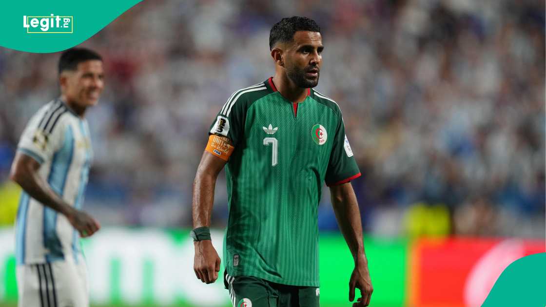 Riyad Mahrez, Algeria, Argentina, 2026 FIFA World Cup, USA. Riyad Mahrez, Algeria, Argentina, 2026 FIFA World Cup, USA.