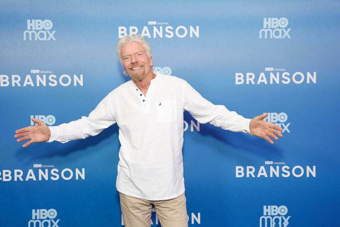 Richard Branson attends the "Branson" New York Premiere