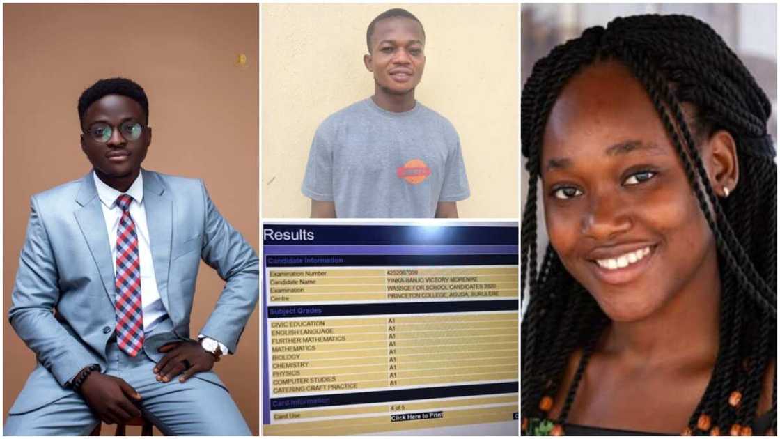 WAEc results/young excellent students.