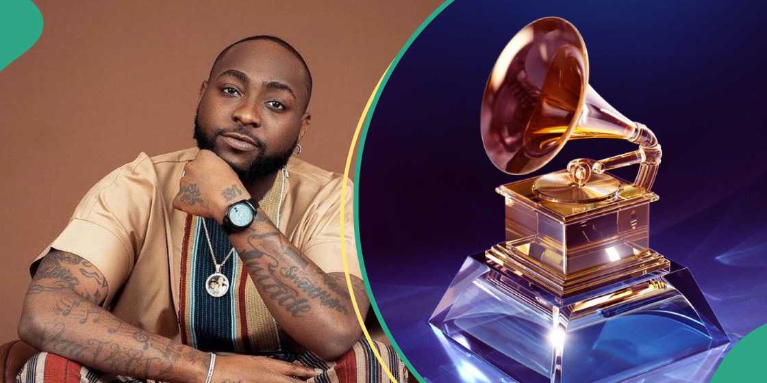 Davido reacts after being advised to skip the next Grammy Awards