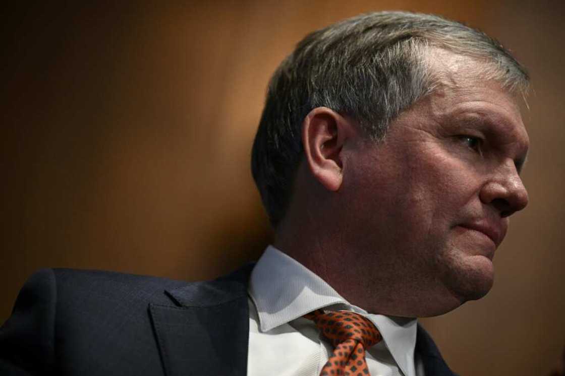 Norfolk Southern chief executive Alan Shaw apologized March 9, 2023 in Washington over the February 3 derailment and crash of dozens of rail cars that spilled toxic and flammable chemicals like vinyl chloride and benzene in East Palestine, Ohio Norfolk Southern chief executive Alan Shaw apologized March 9, 2023 in Washington over the February 3 derailment and crash of dozens of rail cars that spilled toxic and flammable chemicals like vinyl chloride and benzene in East Palestine, Ohio