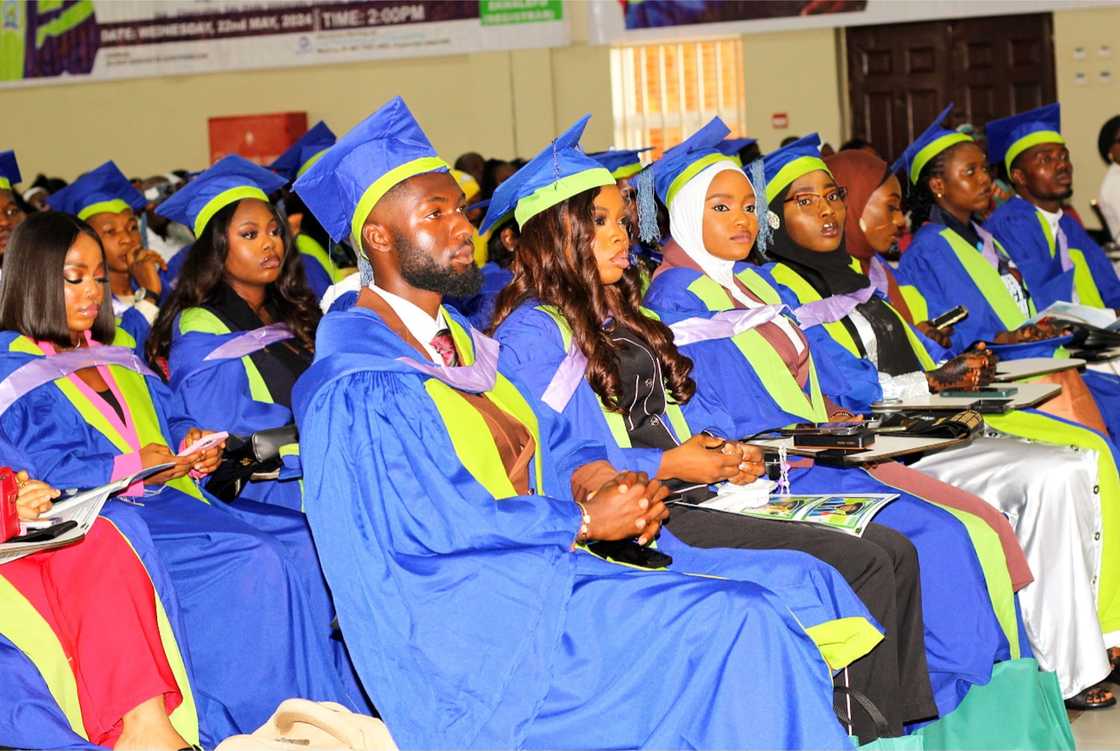 Edo University Iyamho students during a graduation ceremony Edo University Iyamho students during a graduation ceremony