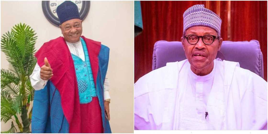Jide Kosoko and Muhammadu Buhari Jide Kosoko and Muhammadu Buhari