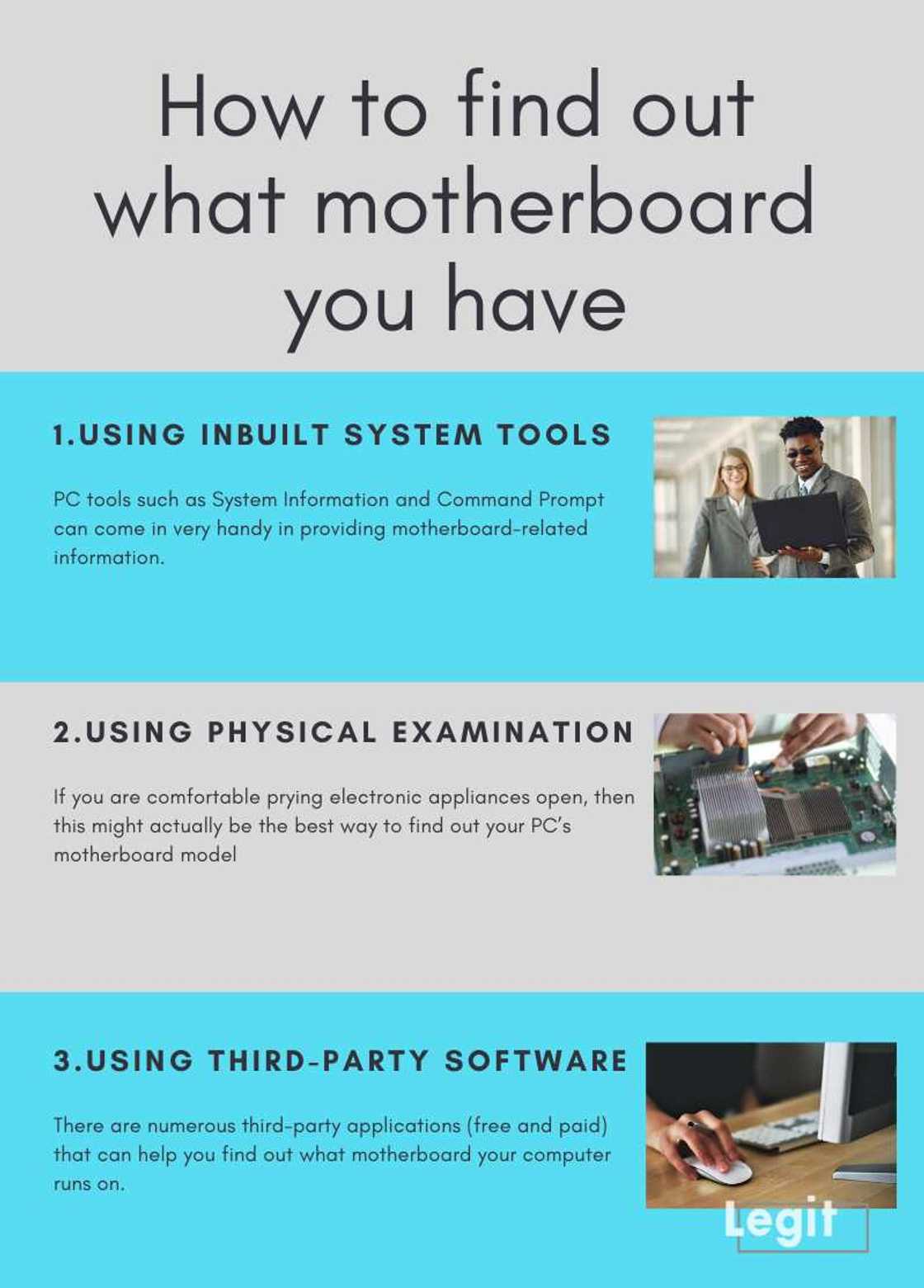 How to find out what motherboard I have How to find out what motherboard I have