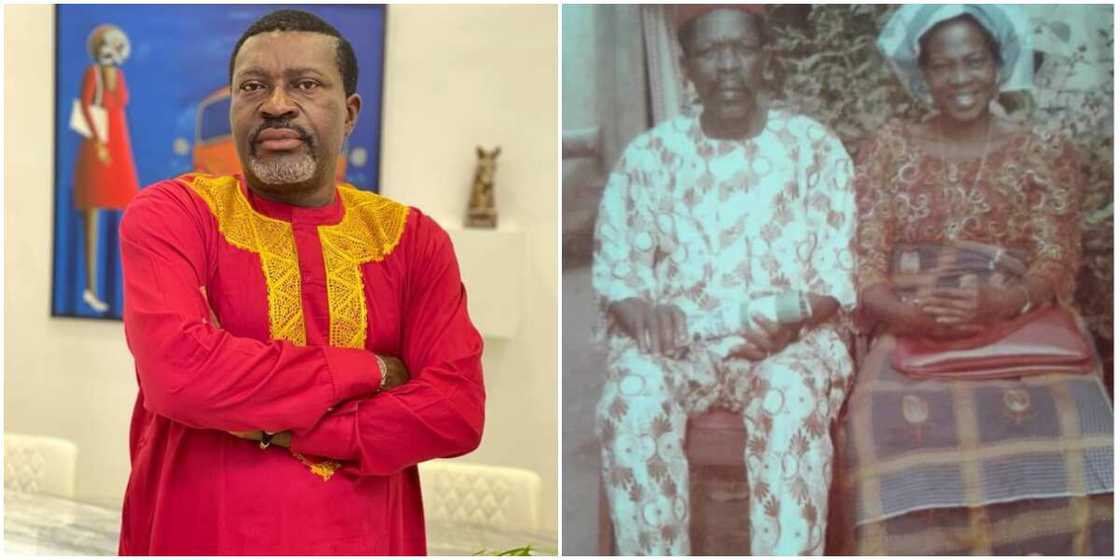 Kanayo and his parents. Kanayo and his parents.