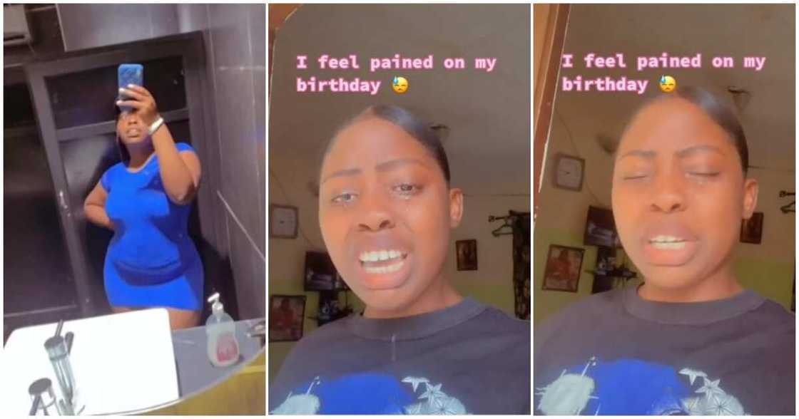 Nigerian birthday celebrant cries, Nigerian lady cries on her birthday, lady blasts her contact list on her birthday, birthday stories Nigerian birthday celebrant cries, Nigerian lady cries on her birthday, lady blasts her contact list on her birthday, birthday stories