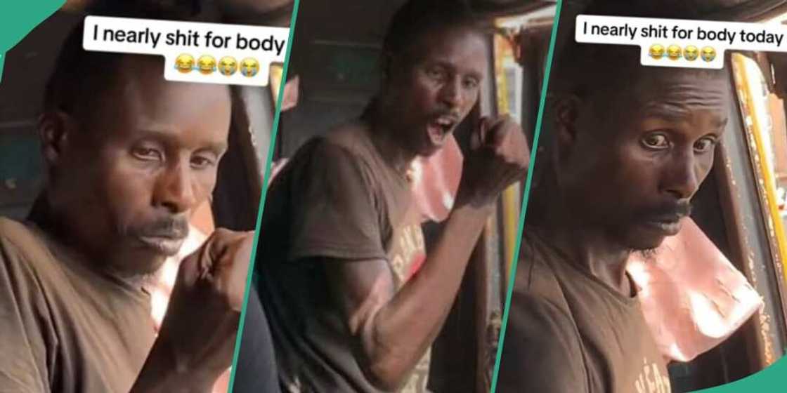 Lady shares video of bus conductor who was acting up Lady shares video of bus conductor who was acting up