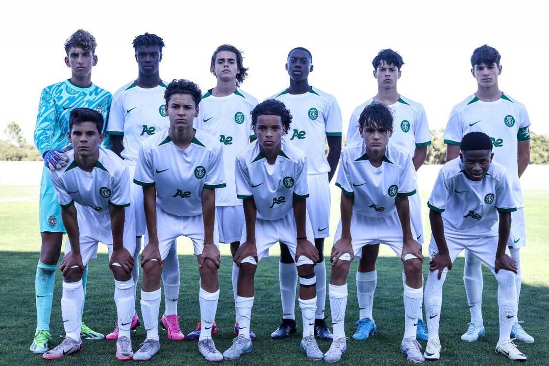 Sporting CP Academy players at Academia Cristiano Ronaldo. Sporting CP Academy players at Academia Cristiano Ronaldo.