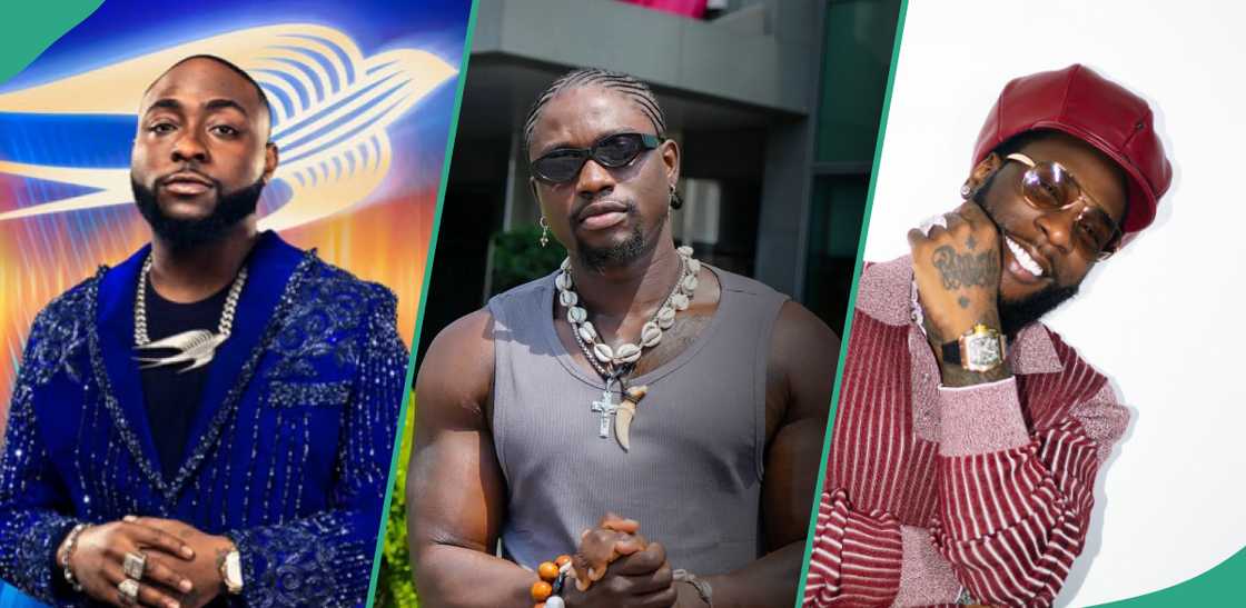 Verydarkman spotted bonding with Burna Boy's family during singer’s b'day party
