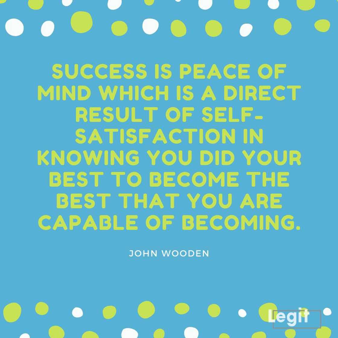 John Wooden inspirational quotes