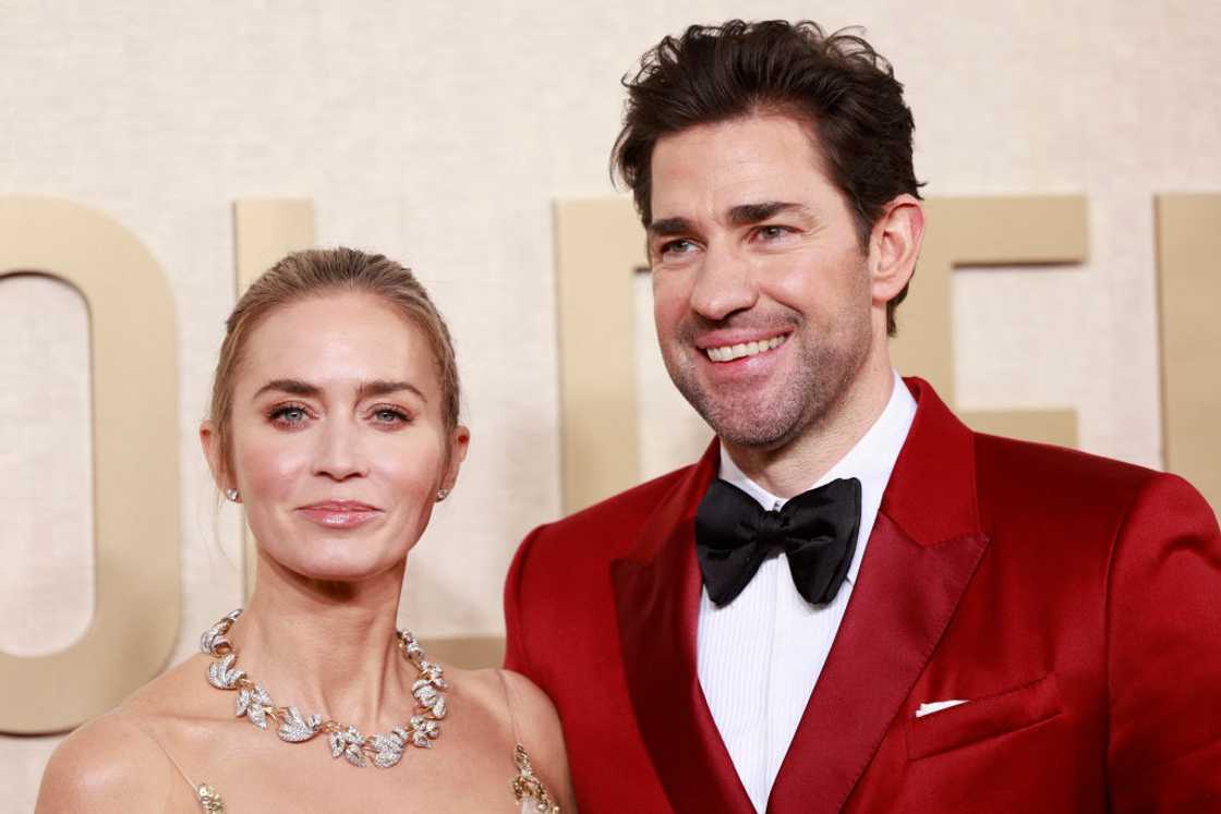 Emily Blunt and John Krasinski at The Beverly Hilton hotel Emily Blunt and John Krasinski at The Beverly Hilton hotel