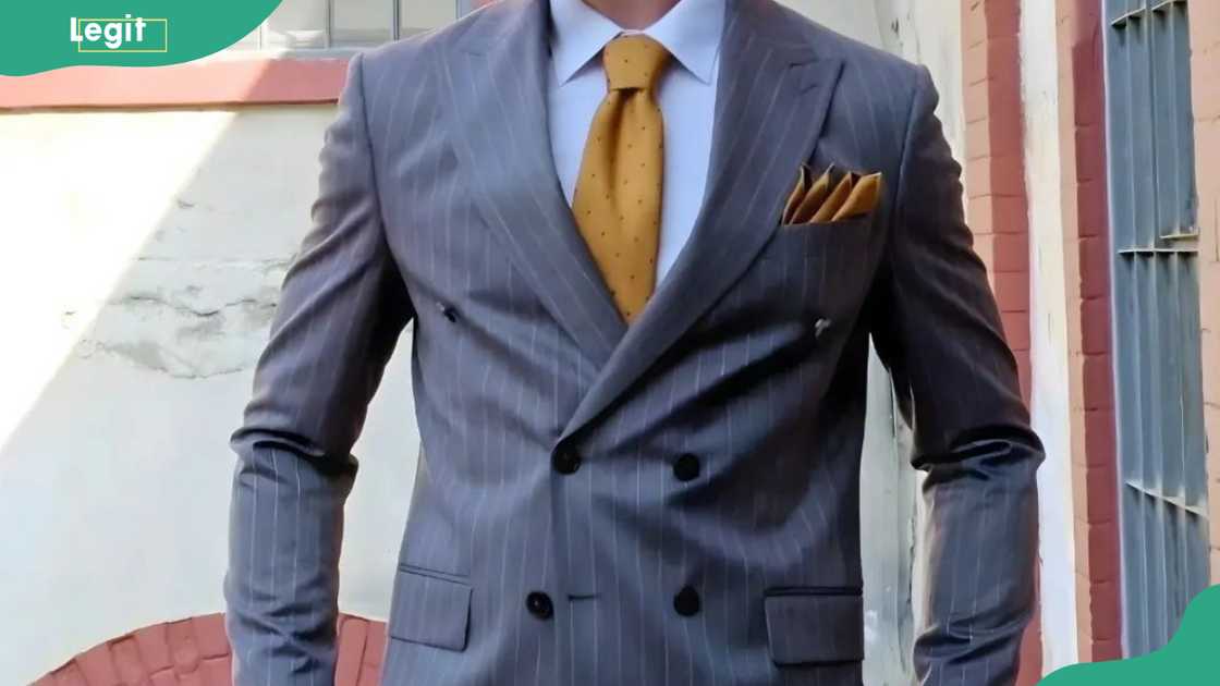 Pinstripe suit