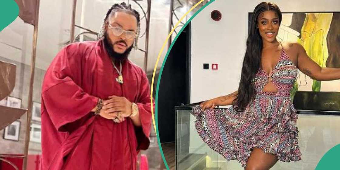 BBNaija All Stars housemates Whitemoney and Uriel BBNaija All Stars housemates Whitemoney and Uriel
