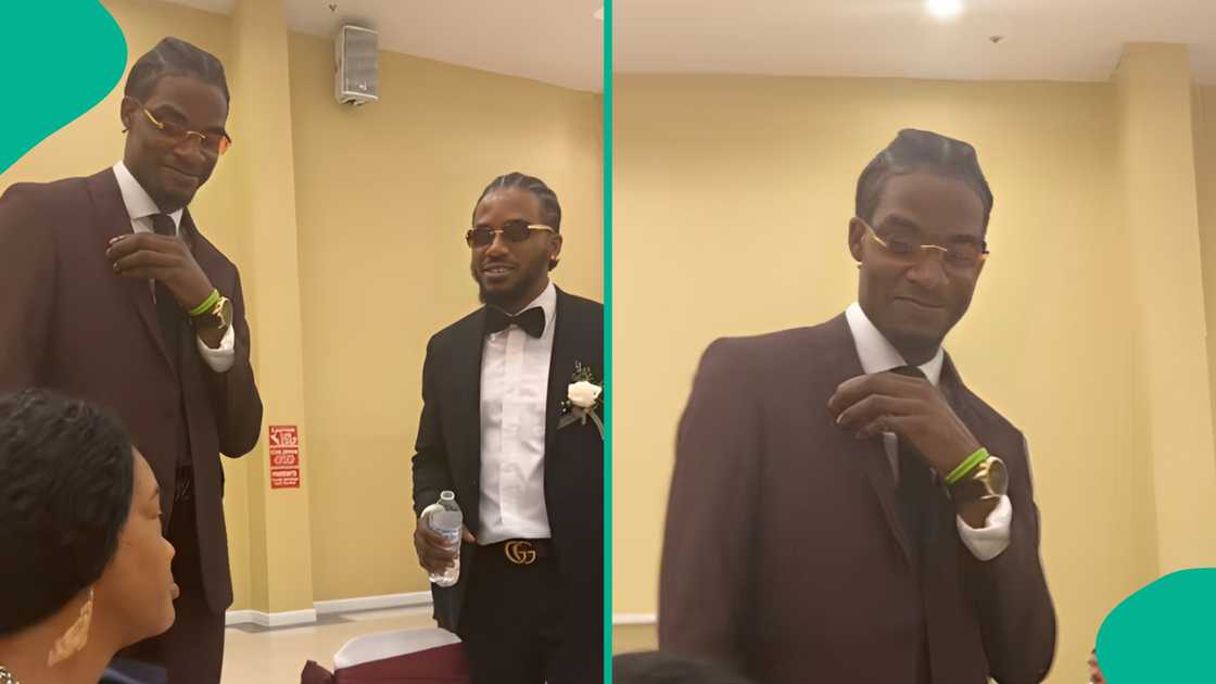 Mother reacts to her son's braided hairstyle in viral video. Mother reacts to her son's braided hairstyle in viral video.