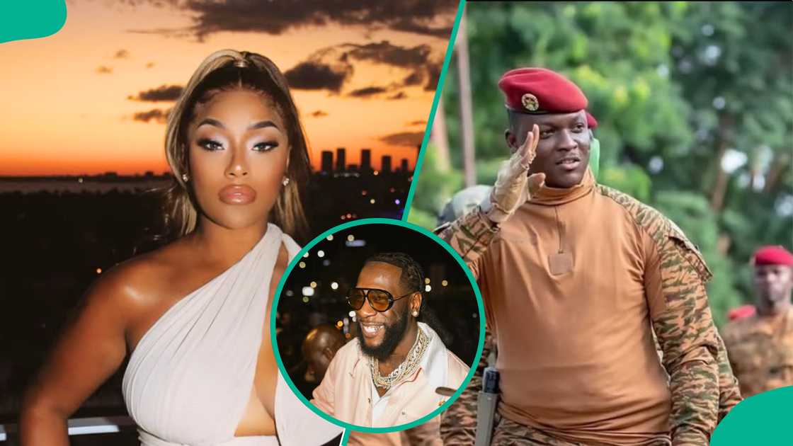 Burna Boy's former girlfriend Stefflon Don calls President Ibrahim Traore the real giant of Africa. Burna Boy's former girlfriend Stefflon Don calls President Ibrahim Traore the real giant of Africa.
