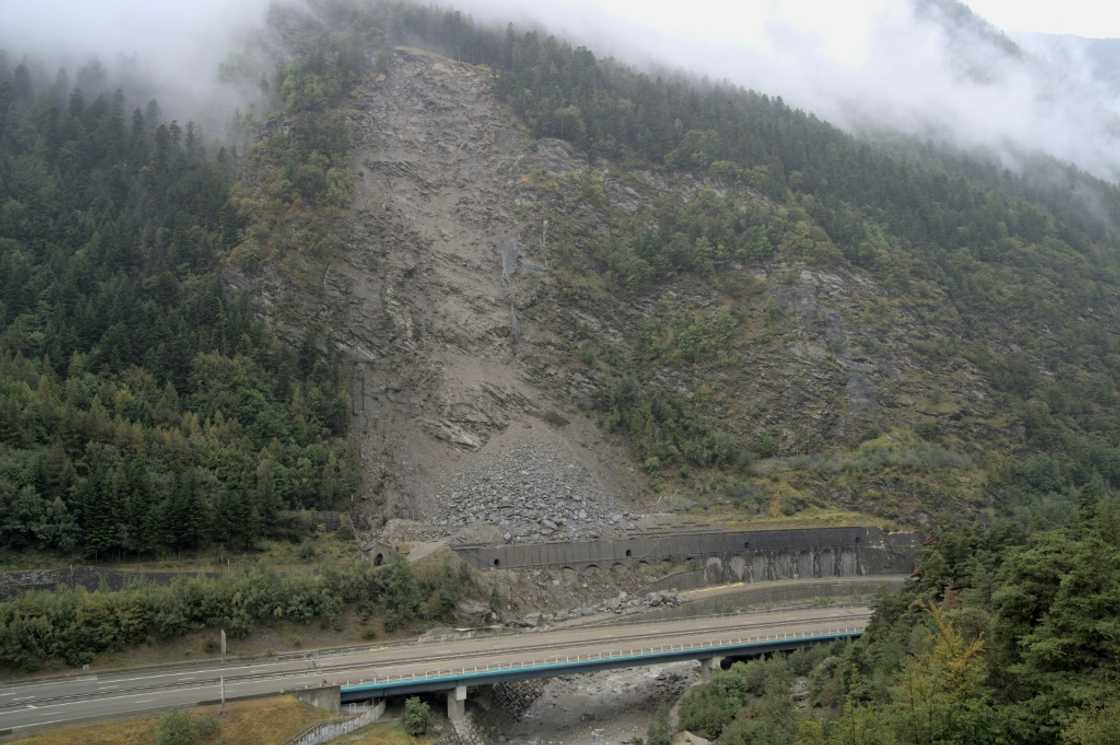 The landslide caused immense destruction