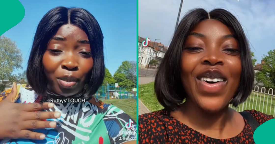 Lady laughs after finding her former SUG president who was proud but is now working as care worker in UK Lady laughs after finding her former SUG president who was proud but is now working as care worker in UK