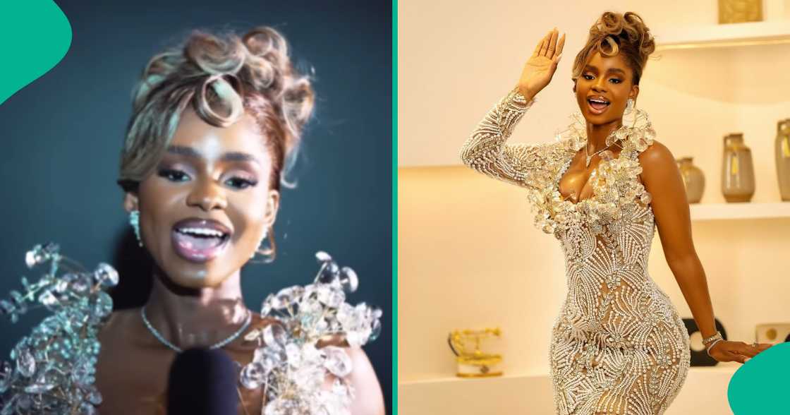 Priscilla Ojo Celebrates with a beautiful speech. Priscilla Ojo Celebrates with a beautiful speech.