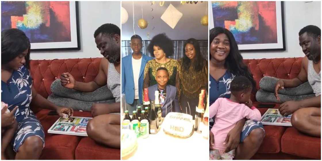 Mercy Johnson and her husband Mercy Johnson and her husband