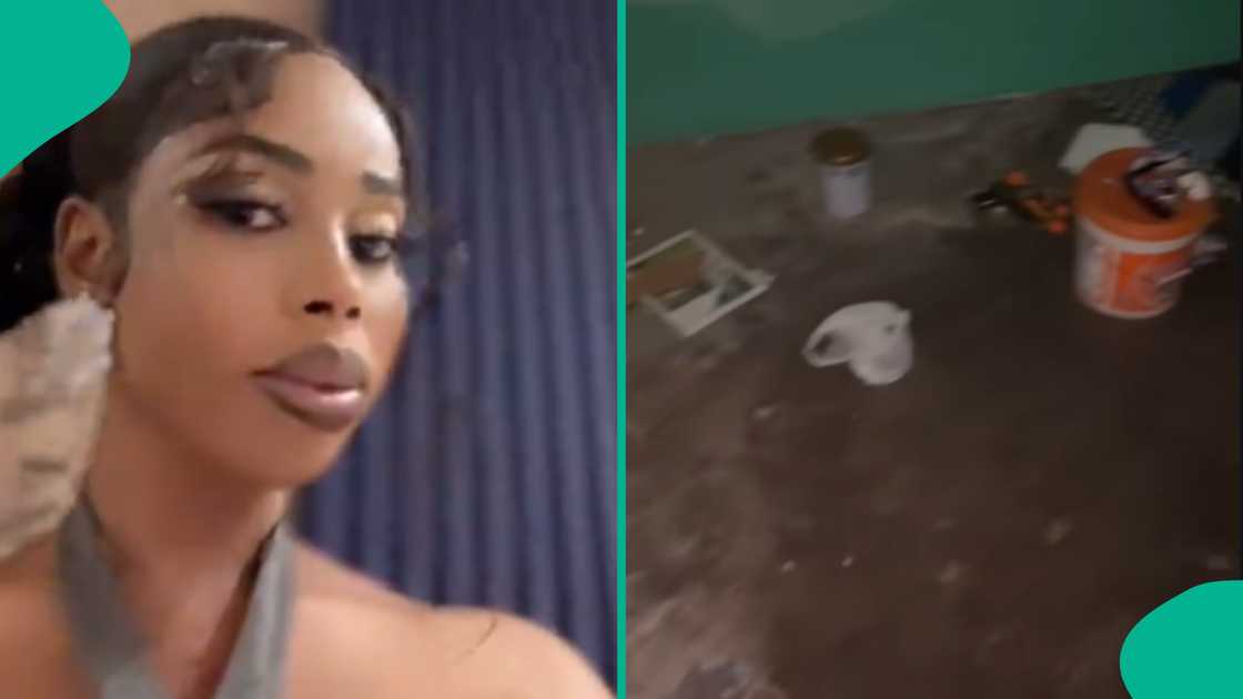 Lady says she visited her crush and captured a video of his room.