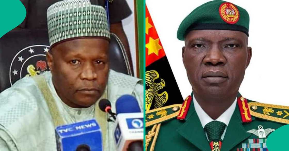 Gwamna Inuwa Yahaya da Lagbaja. Gwamna Inuwa Yahaya da Lagbaja.