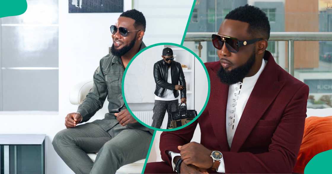 Fashion police berates AY Makun for carrying a fake Hermes bag.