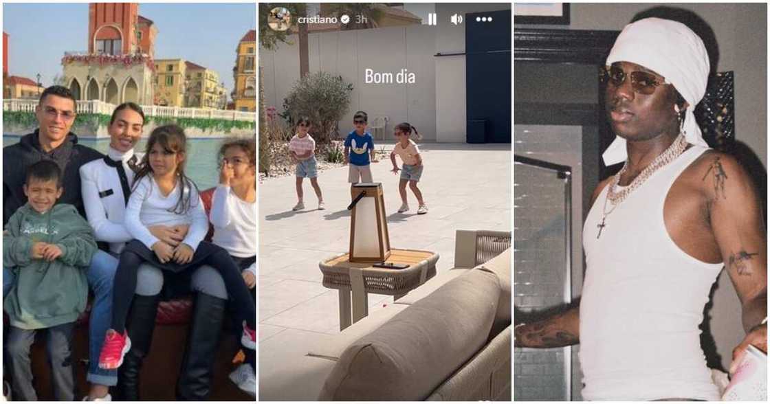 Photos of Cristiano Ronaldo, his family and Rema Photos of Cristiano Ronaldo, his family and Rema