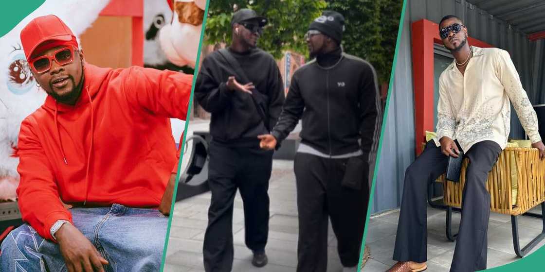 Video of Kizz Daniel and his younger brother stirs chaos online. Video of Kizz Daniel and his younger brother stirs chaos online.