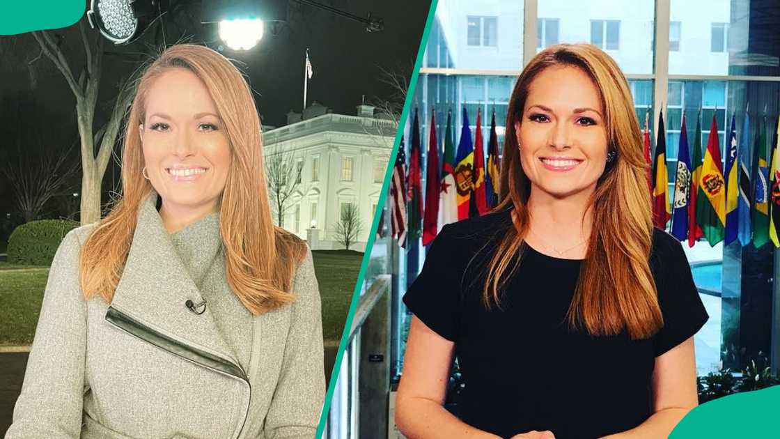 Gillian smiling behind the cameras at the White House Gillian smiling behind the cameras at the White House