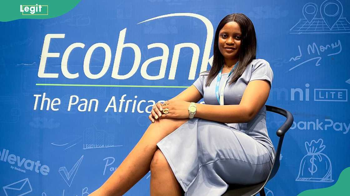 Ecobank staff relaxing Ecobank staff relaxing