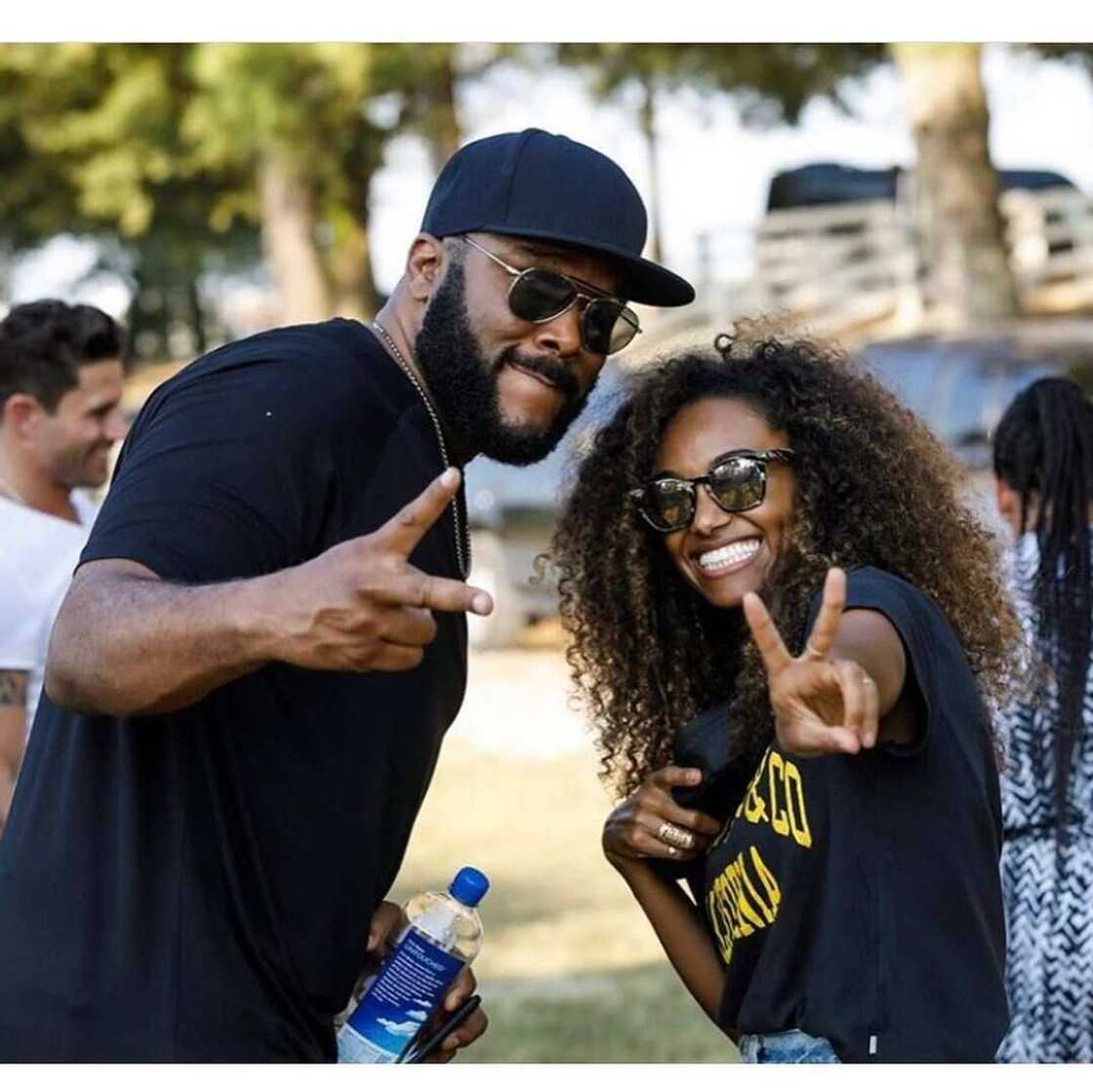 Gelila Bekele and Tyler Perry Gelila Bekele and Tyler Perry