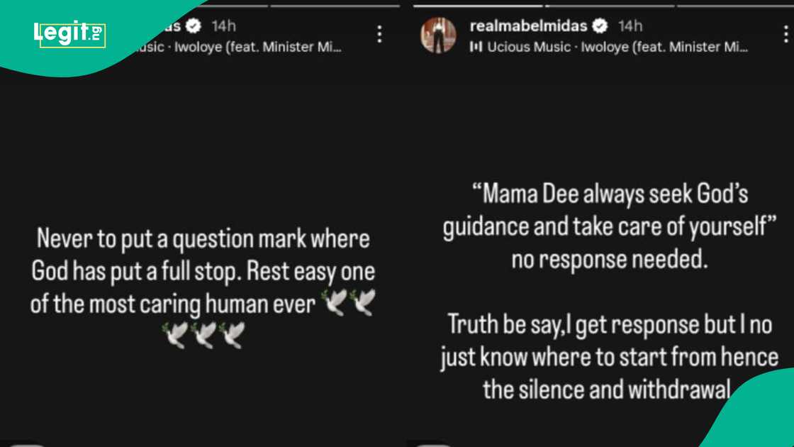 Mabel Makun seemingly mourns late actor Alexx Ekubo in cryptic posts