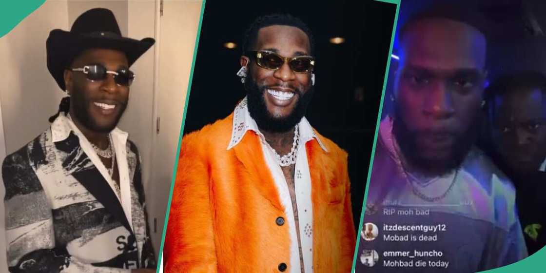 Odogwu dey enter your eyes meme by Burna Boy, Moment Burna Boy learnt of Mohbad's death on IG Live