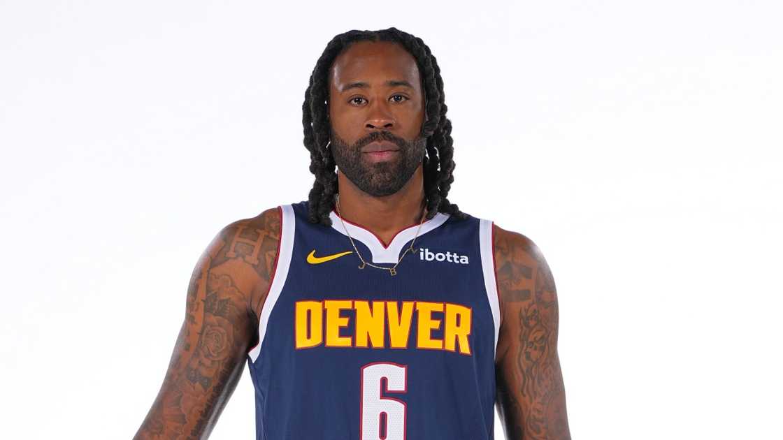 DeAndre Jordan of the Denver Nuggets poses for a portrait DeAndre Jordan of the Denver Nuggets poses for a portrait