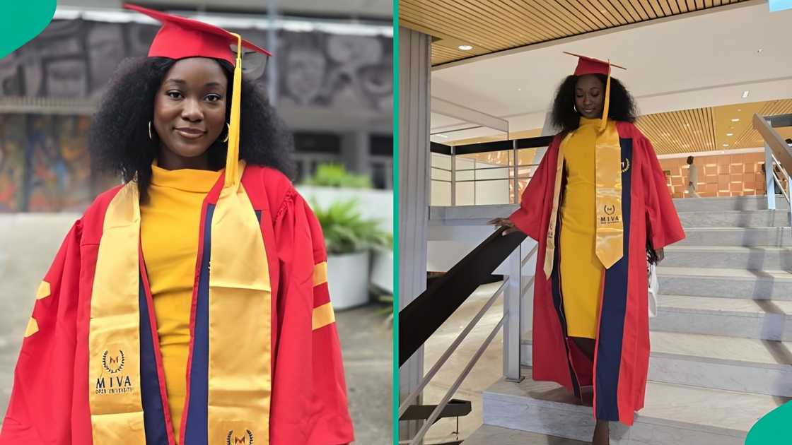 A young lecturer celebrated as she bagged her second master’s degree from Miva Open University at 25 A young lecturer celebrated as she bagged her second master’s degree from Miva Open University at 25
