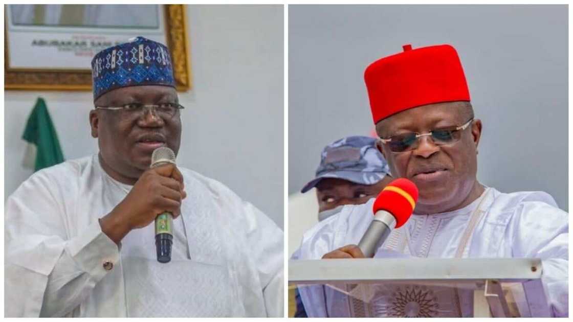 Senate President, David Umahi, APC presidential primary, Ebonyi state governor, Ahmad Lawan Senate President, David Umahi, APC presidential primary, Ebonyi state governor, Ahmad Lawan