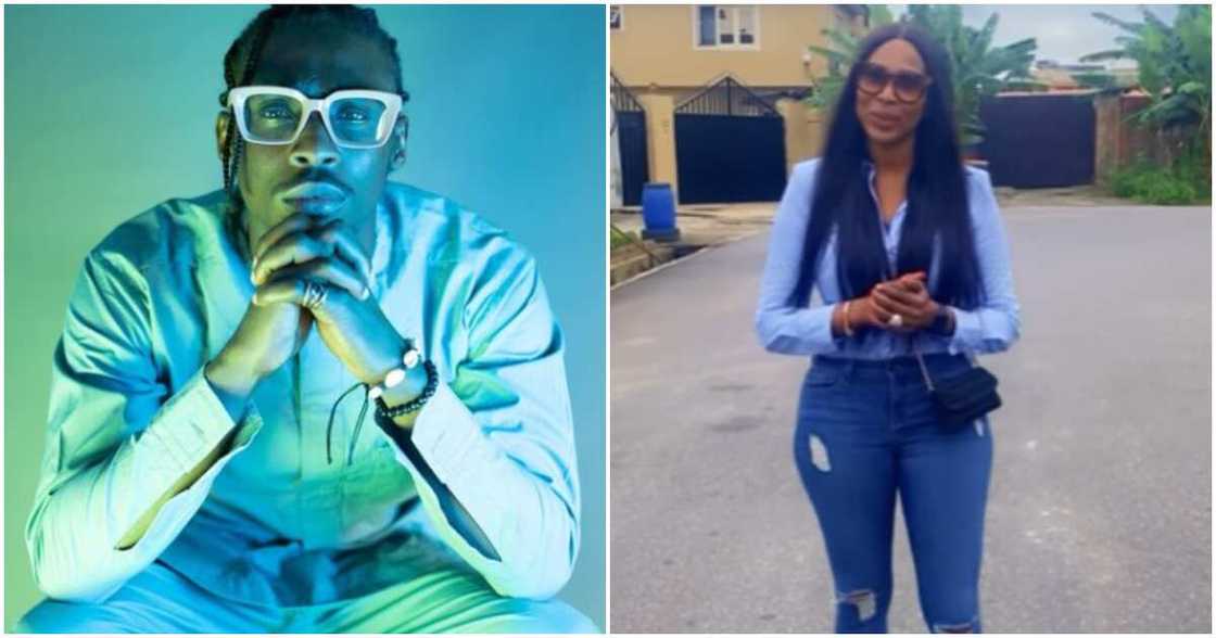 BBNaija Eloswag and his mother BBNaija Eloswag and his mother