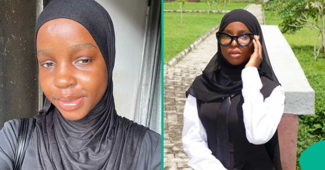 Female graduate Hayat Boluwatife shares final year results. Female graduate Hayat Boluwatife shares final year results.