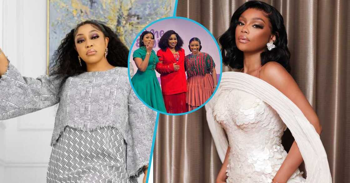 Rita Dominic, Bonang Matheba, Serwaa Amihere and Maame Gyamfua showcase their elegance in Ghana