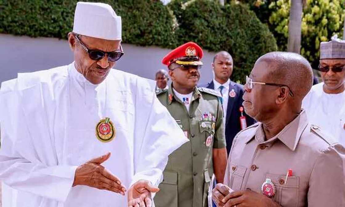 President Buhari Sends Special Birthday Message to Oshiomhole as Ex-APC Chairman Clocks 69 President Buhari Sends Special Birthday Message to Oshiomhole as Ex-APC Chairman Clocks 69