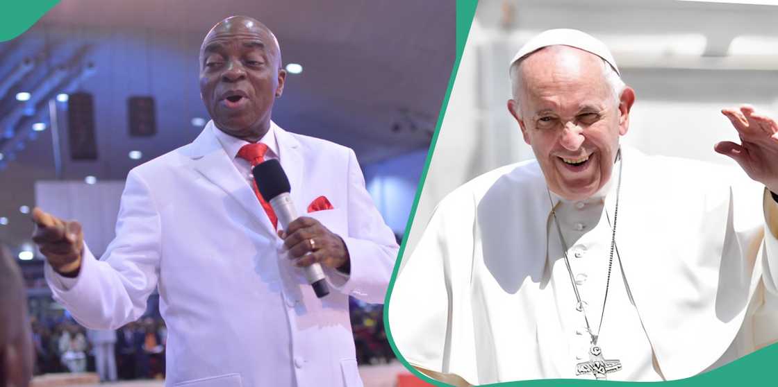 What Bishop David Oyedepo said about Pope Francis What Bishop David Oyedepo said about Pope Francis