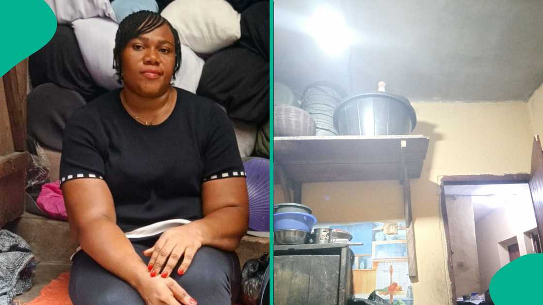 Woman shows alternative she uses to get light for 4 hours because she can't afford solar