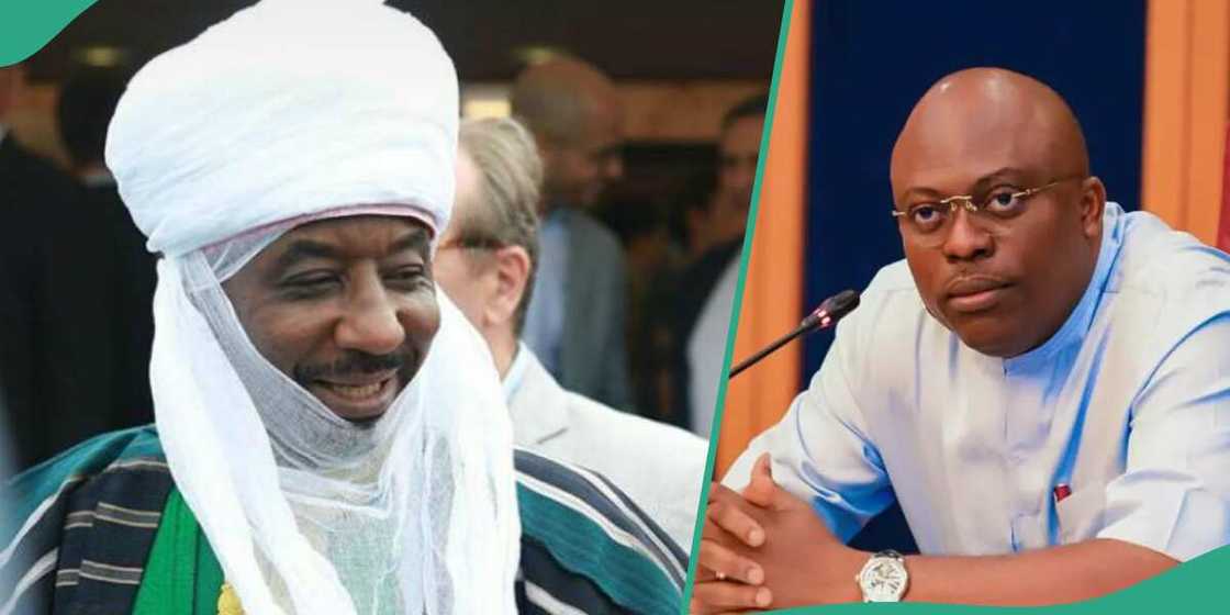 Gwamna Fubara ya taya Muhammadu Sanusi II murna Gwamna Fubara ya taya Muhammadu Sanusi II murna
