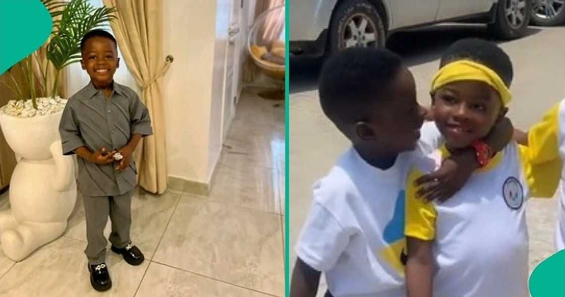 Little boys melt hears as they showcase 'sweet friendship' in video Little boys melt hears as they showcase 'sweet friendship' in video