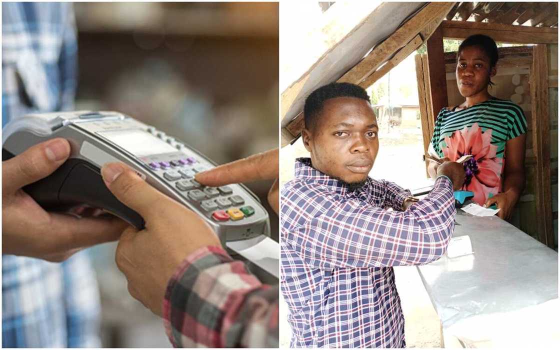 Benue man named Taver Tersugh James returns money wrongfully paid to him by POS agent in Makurdi. Benue man named Taver Tersugh James returns money wrongfully paid to him by POS agent in Makurdi.
