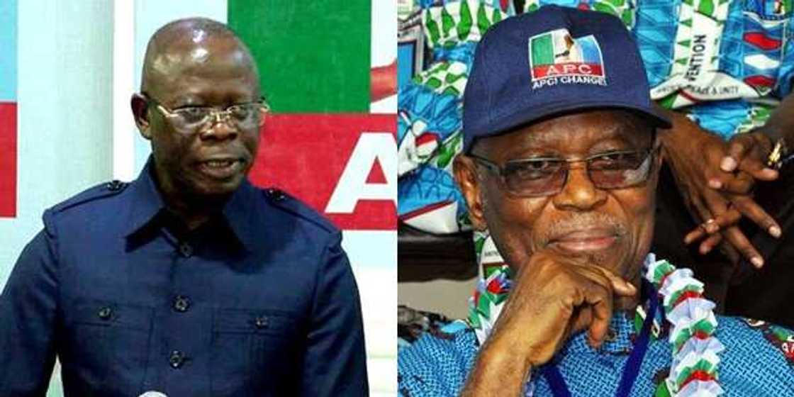 Edo 2020: Ex-APC national chairmen Oyegun, Oshiomhole make Ize-Iyamu's campaign team Edo 2020: Ex-APC national chairmen Oyegun, Oshiomhole make Ize-Iyamu's campaign team